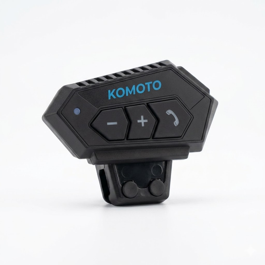 Komoto™ Interkom Motocyklowy — Bluetooth, Muzyka, Połączenia
